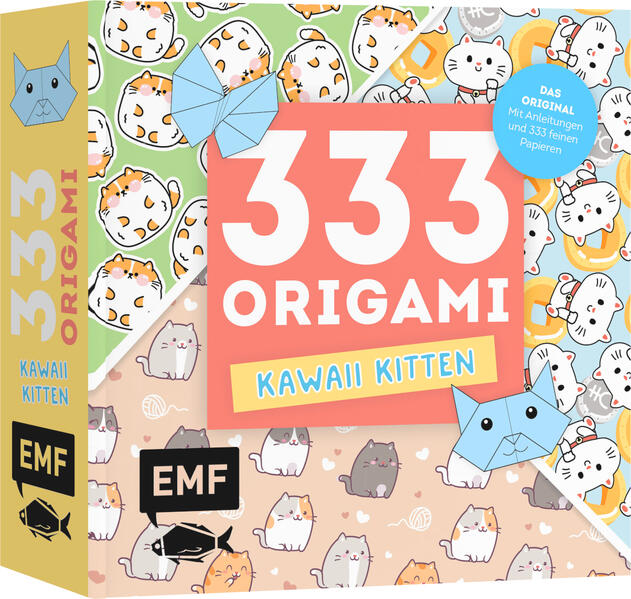 333 Origami - Kawaii Kitten - Niedliche Papiere Falten Für Katzen-Fans: Das Original: Mit Anleitungen Und 333 Feinen Papieren: Hochwertiges Origami-Papier Mit Cuten Manga-Motiven. Hobby, Haus - Image 5