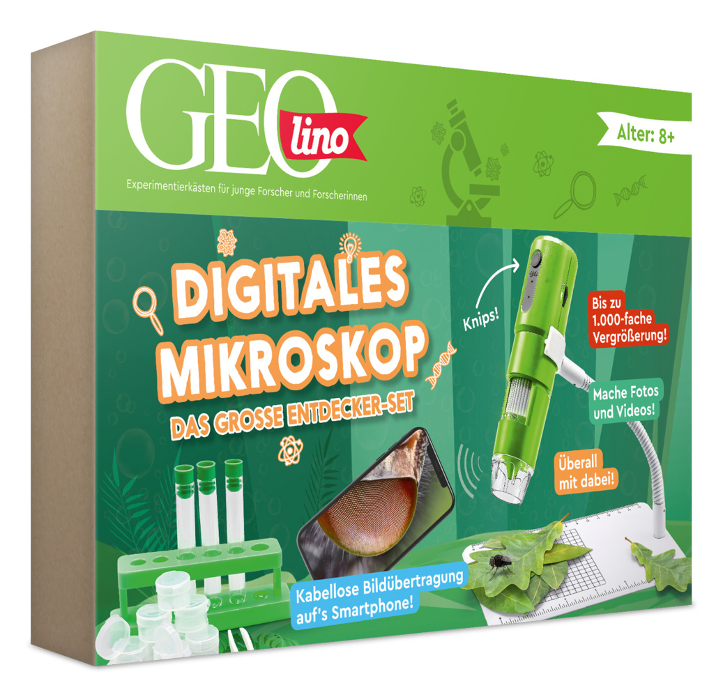 FRANZIS 67184 - GEOLINO Digitales Mikroskop, das große Entdecker-Set mit Experim - Image 5