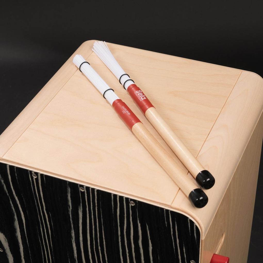 Hage Musikverlag Cajon Brush 110 (1 Pair) - Image 4