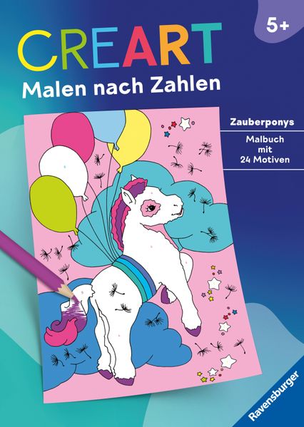 Ravensburger Mädchen - Creart Malen Nach Zahlen Ab 5: Zauberponys, Mal - Image 8