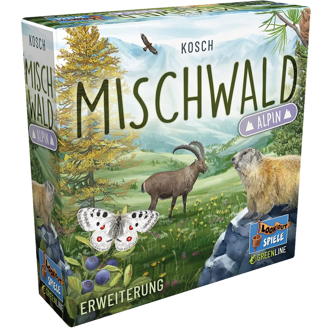 Lookout Spiele Asmodee Lood0064 Mischwald Alpin (Erweiterung) - Bild 17