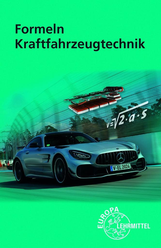 Europa Lehrmittel Verlag Formeln Kraftfahrzeugtechnik