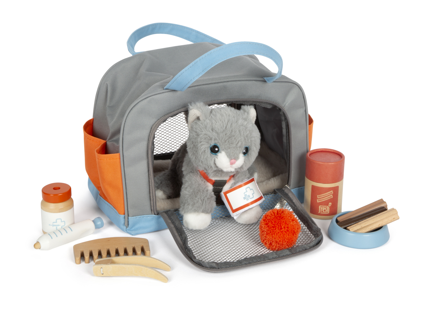 Katze mit Tasche und Pflege-Set - Image 18