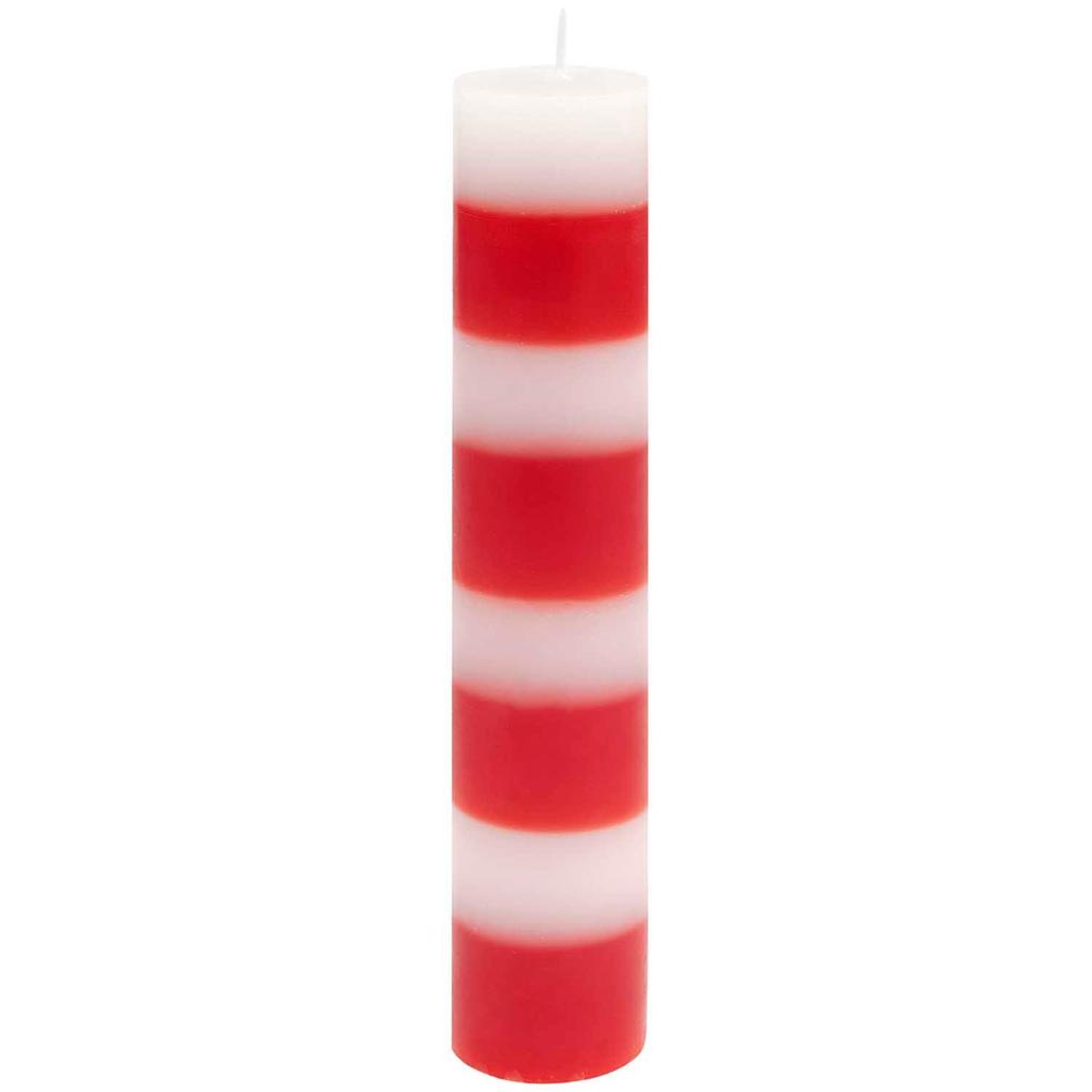 Rico Design Gmbh & Co.kg Stabkerze Gestreift Weiß/Rot4 X 20 Cm Brenndauer: 30H - Image 7