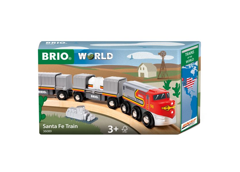 BRIO World - Trains of the World Santa Fe Zug | Spiel | BRIO World | 63608900 - Image 17