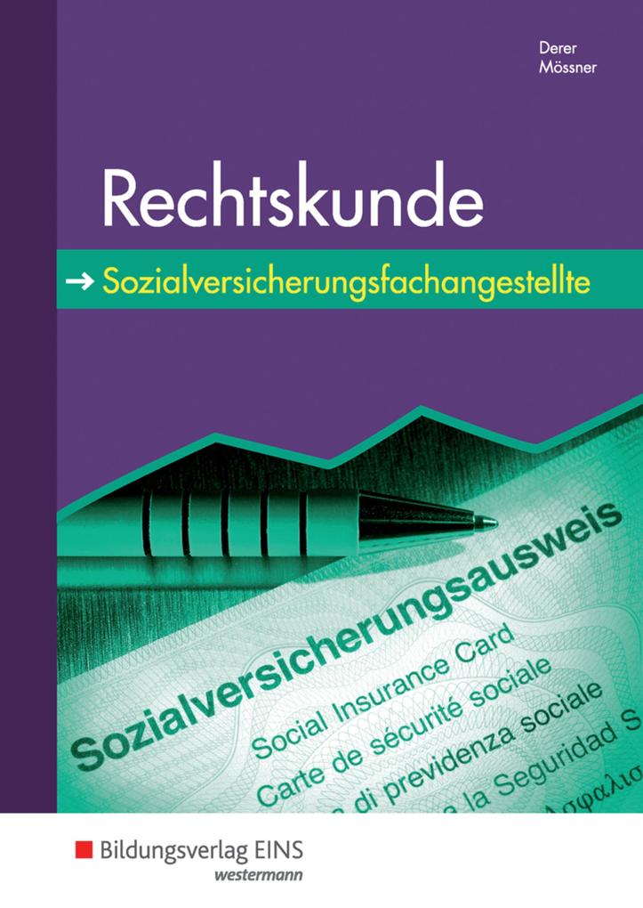 Rechtskunde für Sozialversicherungsfachangestellte Roland Mössner - Bild 5