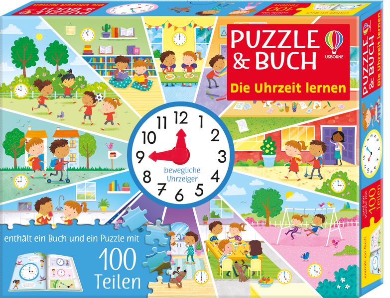 Puzzle & Buch: Die Uhrzeit lernen Helen Prole - Image 6