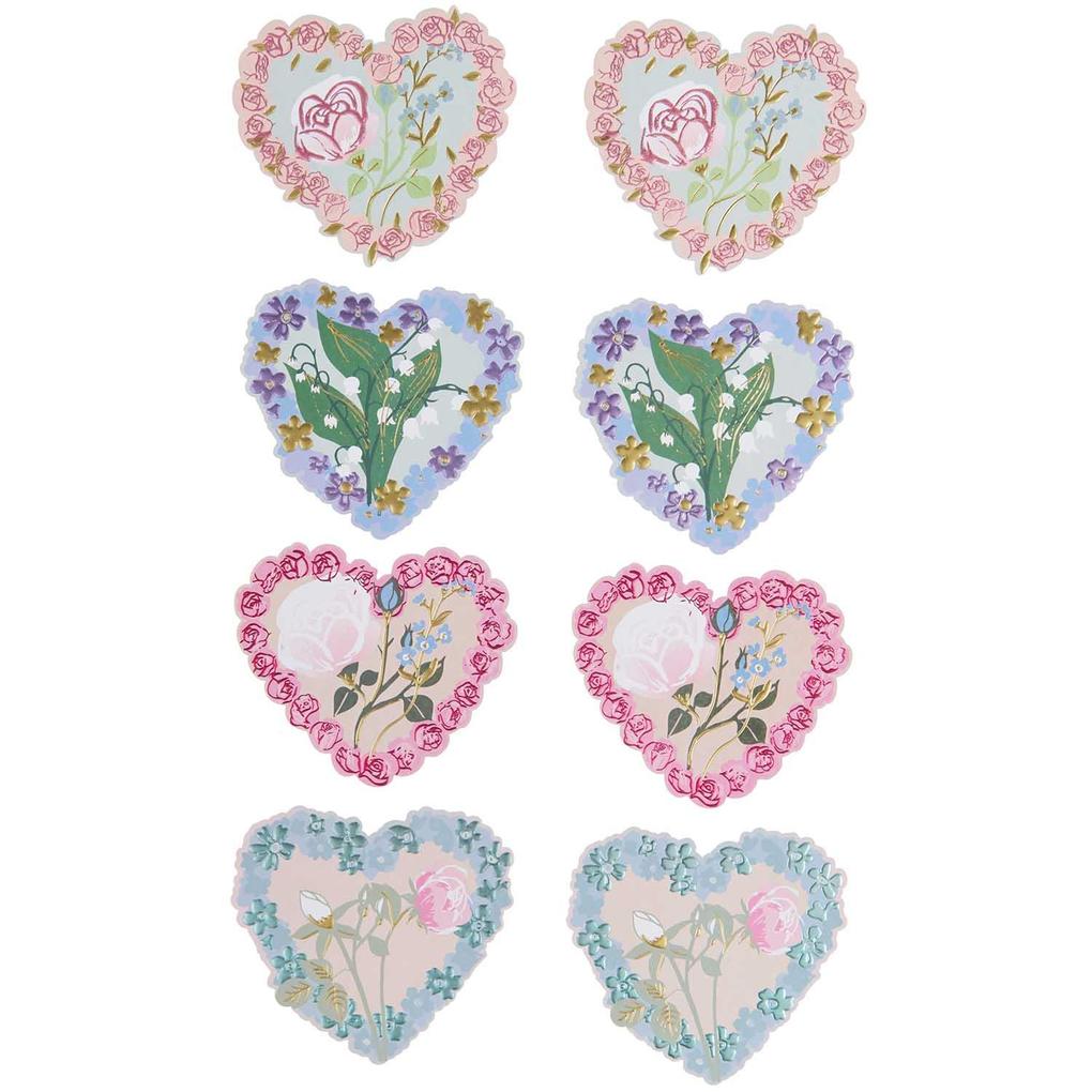 Rico Design Paper Poetry Kartenset La Vie en Rose Herzen - Image 8