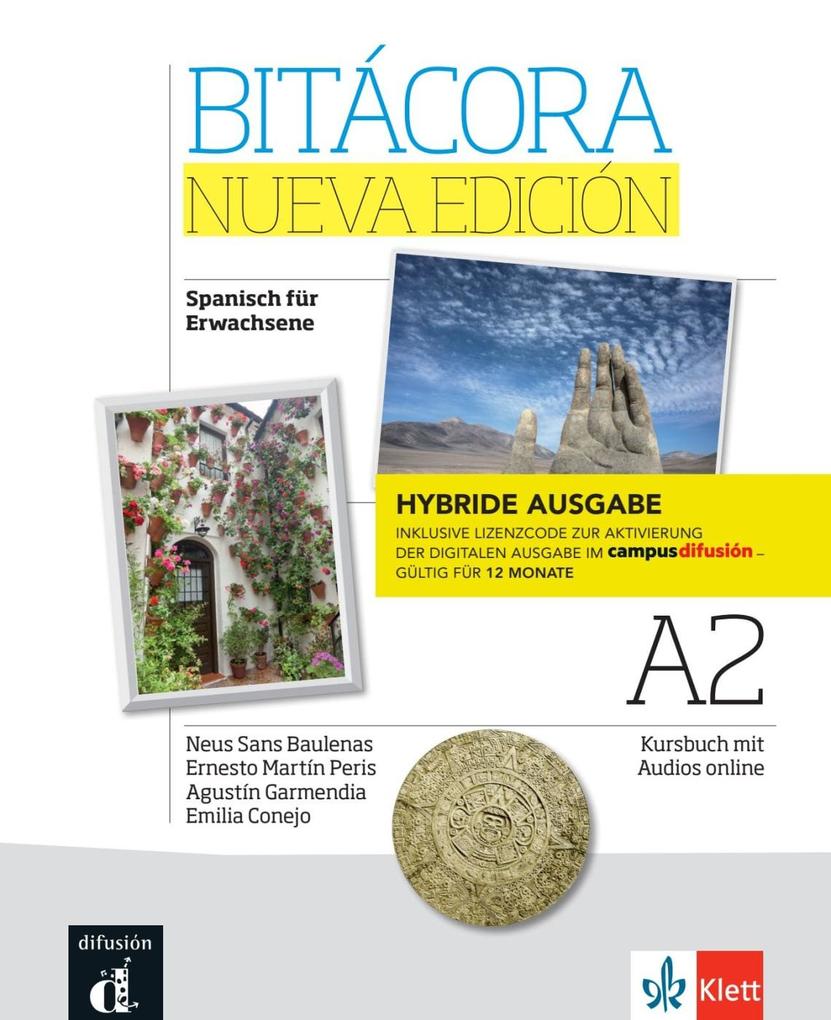 Klett Sprachen Gmbh Bitácora Nueva Edición 2 A2 - Hybride Ausgabe