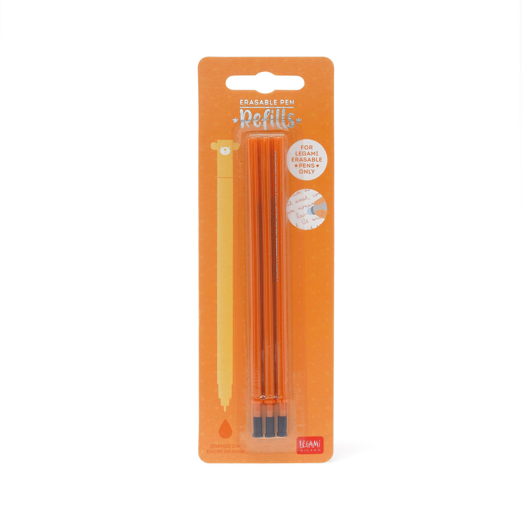 Legami Ersatzminen für löschbaren Gelstift 3 Stück Orange - Image 6