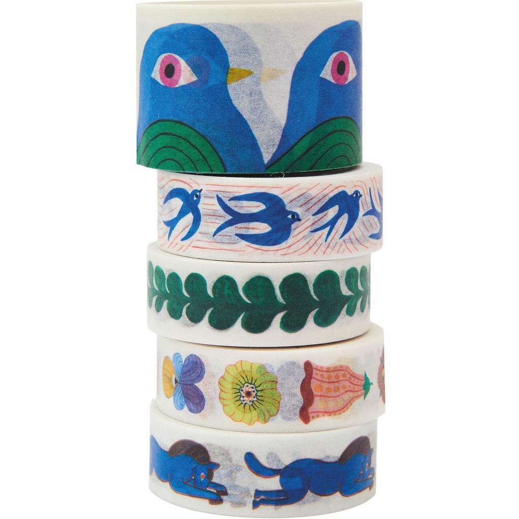Rico Design Mehrfarbig Washi Tape, Tape Set Midsommar Magic Fsc Mix.302271 - Image 8