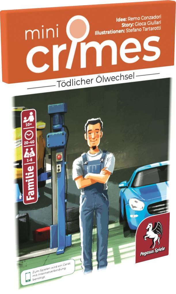 Pegasus Spiele 19159G Minicrimes - Tödlicher Ölwechsel - Bild 11