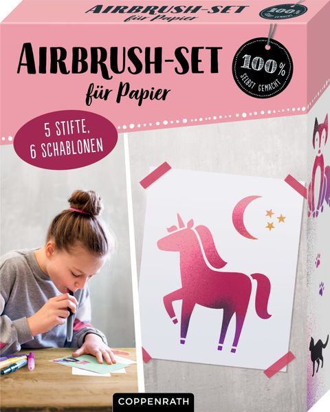 Airbrush-Set für Papier | Kit (Bastelset) | 100% selbst gemacht | Deutsch | 2025 - Image 12