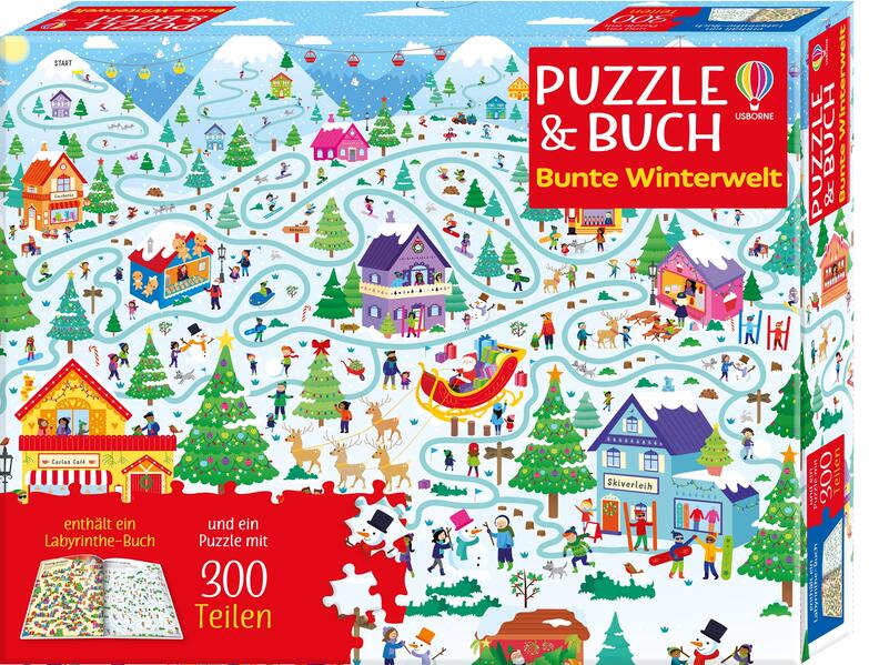 Puzzle & Buch: Bunte Winterwelt | Kate Nolan (u. a.) | Deutsch | Spiel | 32 S. - Image 9