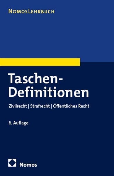Nomos Verlags Gmbh Taschen-Definitionen - Bild 5