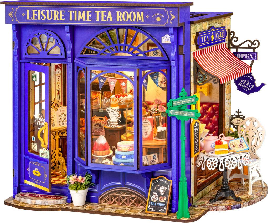 Robotime Leisure Time Tea Room - Image 4