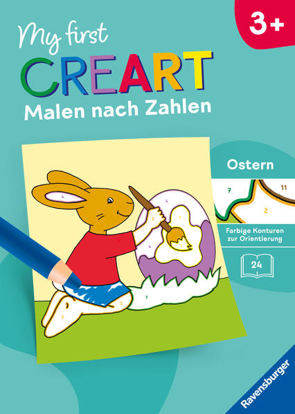 Ravensburger Mädchen 48842 My First Creart Malen Nach Zahlen Ab 3 - Ostern - Image 8