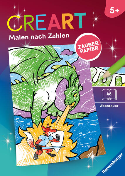 Ravensburger Creart Malen Nach Zahlen Ab 5 Zauberpapier - Abenteuer, Kinderbücher Von Michael Menzel - Image 11
