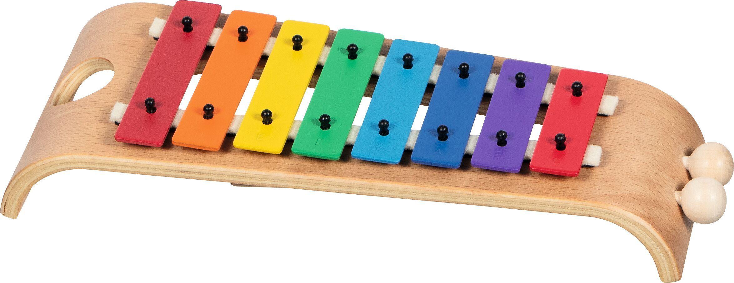 Xylophon | L= 28 cm, Holz, 2 Holzklöppel, 8 Tonplatten aus Metall, St | Deutsch - Image 6