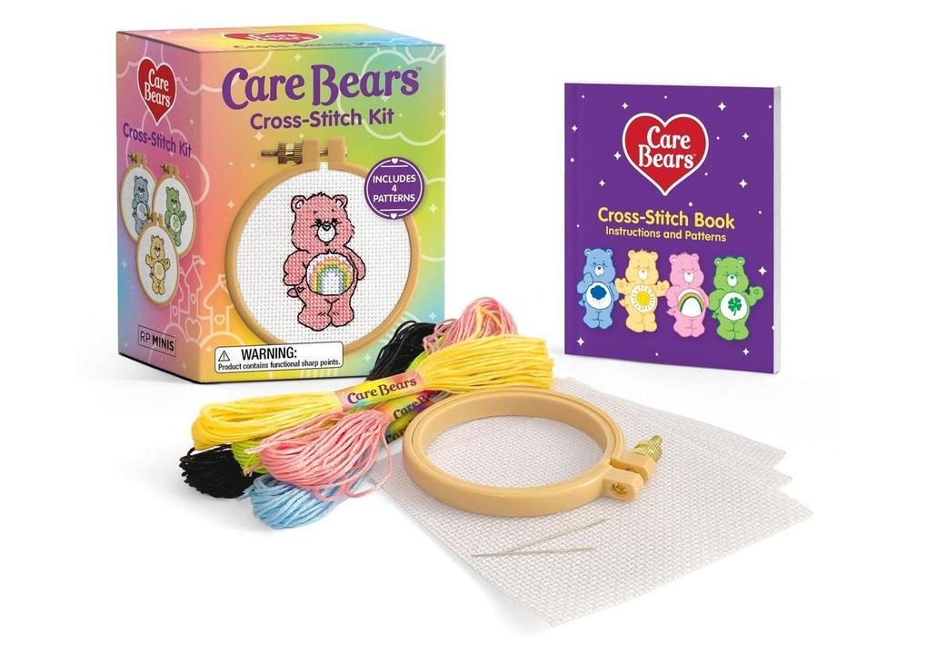 Hachette Mehrfarbig Care Bears Cross-Stitch Kit, Handarbeitsset, - Image 3