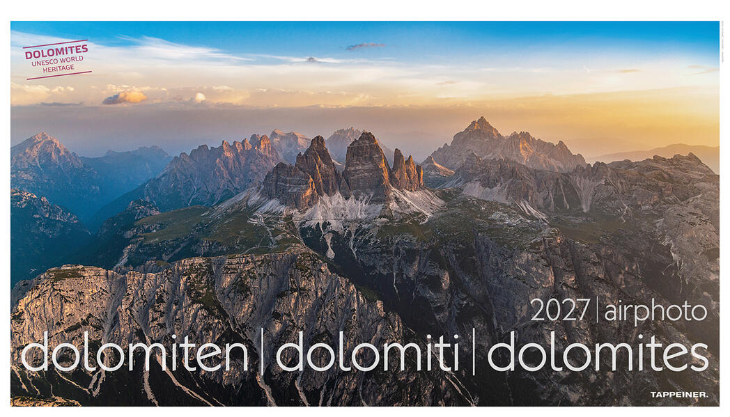 Athesia Tappeiner Mehrfarbig Kalender, Luftbildkalender Dolomiten 2027 - Image 4