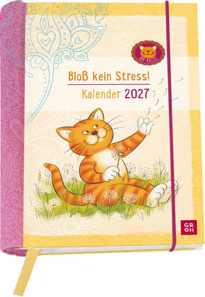 Buchkalender 2027: Om-Katze: Bloß kein Stress! | Groh Verlag | Kalender | 144 S. - Image 7