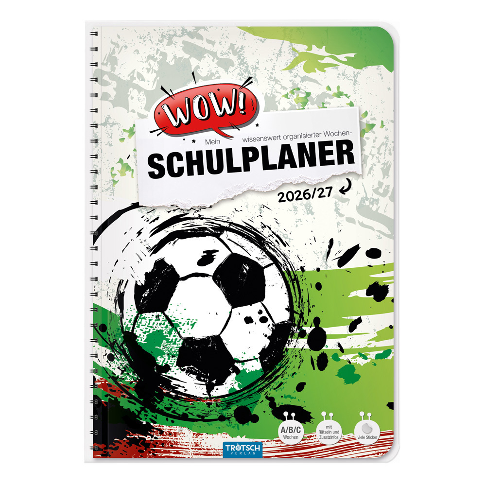 TRÖTSCH - Schulplaner WOW Fußball 26/27 | Trötsch Verlag GmbH & Co.KG | Kalender - Image 9