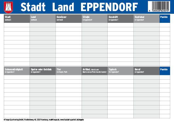 Teepe Sportverlag Gmbh Hamburg: Stadt Land Eppendorf