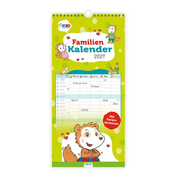 TRÖTSCH - Familienkalender Bobo Siebenschläfer 2027 Trötsch Verlag GmbH & Co. KG - Image 9