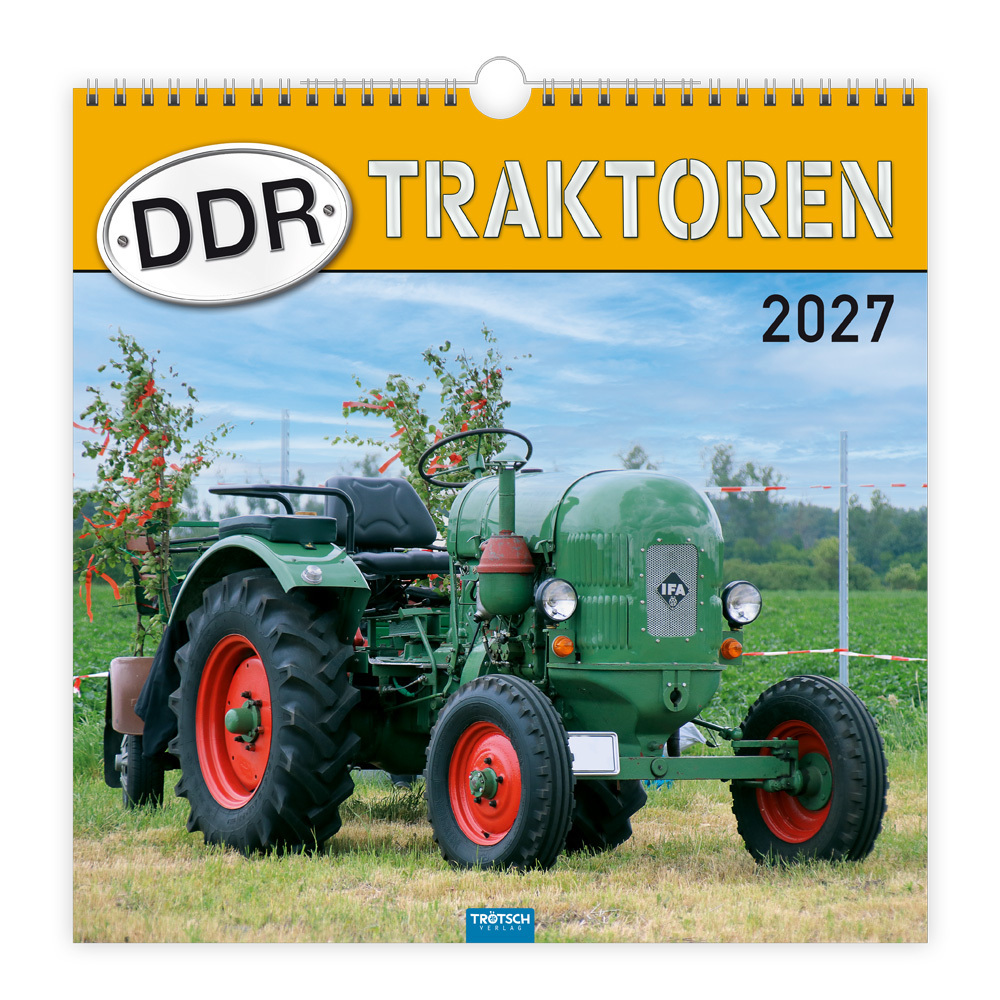 TRÖTSCH - Technikkalender DDR-Traktoren 2027 | Wandkalender Technikkalender | KG - Image 8