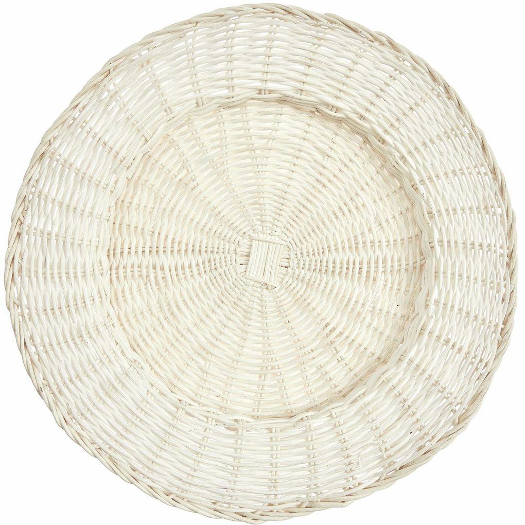 Rico Design Weiss Rattan Teller, Ø 34 X 4Cm, Teller, - Image 7