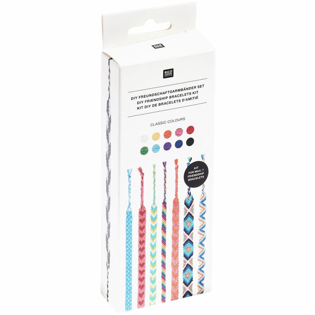 Rico Design DIY Freundschaftsarmbänder Set Classic Colours - Image 6