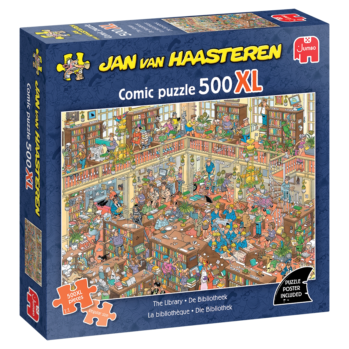 Jan van Haasteren - 500XL - Die Bibliothek - Puzzle Jan van Haasteren - Image 10