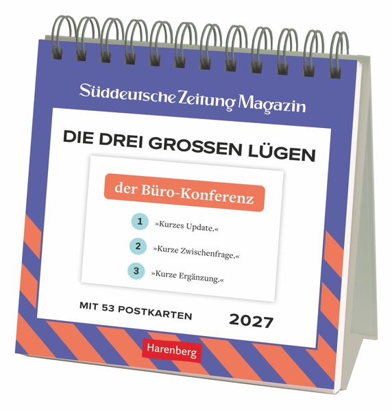 Die drei großen Lügen Premium-Postkartenkalender 2027 - 53 Postkarten mit amüsanten Alltagslügen - Image 10