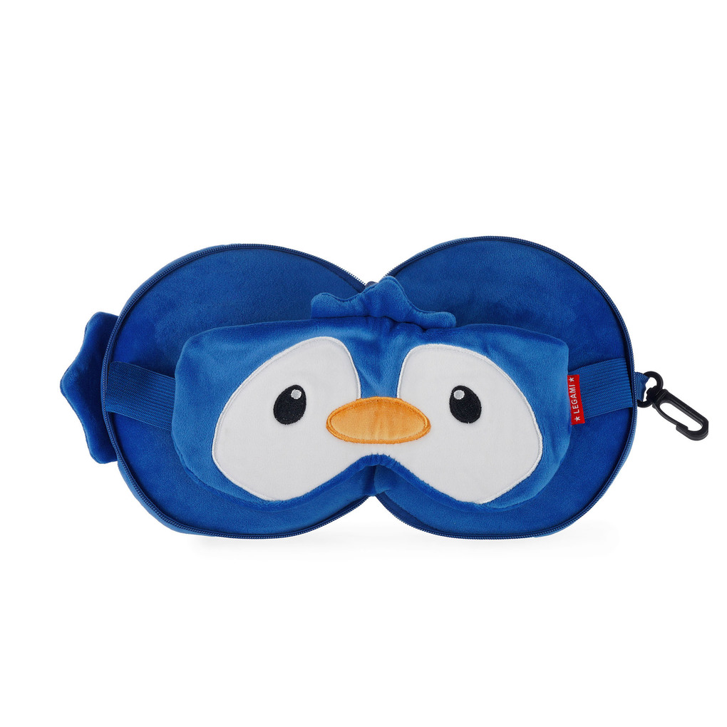 Legami Reisekissen mit Schlafmaske Pinguin - My Travel Buddy Sleep Mask Penguin - Image 4