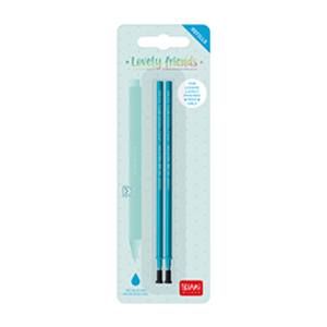 Legami 2 Pcs Lovely Friends Refill - 05 Mm - Sky Blue Ink - Image 5