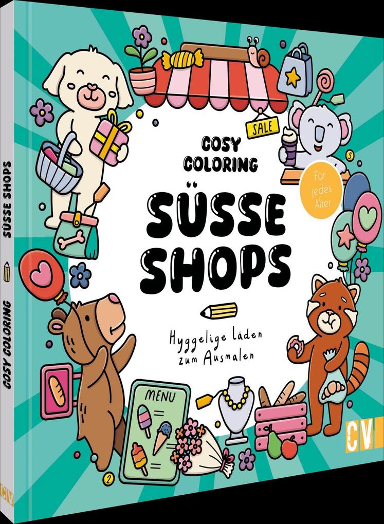 Cosy Coloring – Süße Shops - Taschenbuch - Bild 6