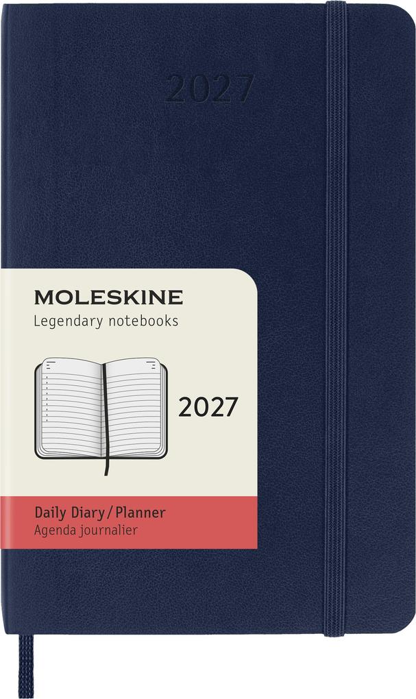 Moleskine Germany Gmbh Moleskine 12 Monate Tageskalender 2027 Pocket/A6 1 Tag = 1 Seite Weicher Einband Saphir - Image 11