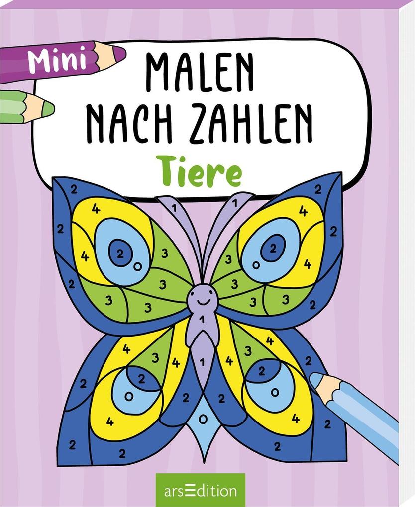 Ars Edition Malen Nach Zahlen Mini – Tiere, Kinderbücher - Image 4