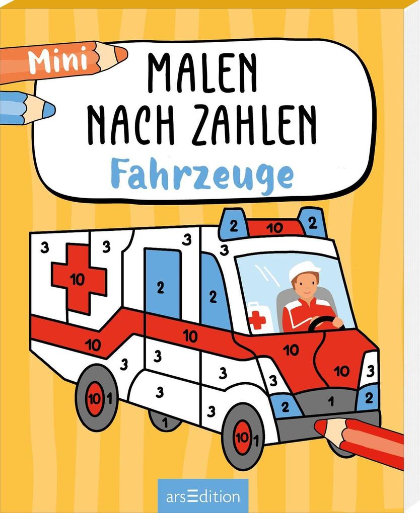 Arsedition - Malen Zahlen Mini: Fahrzeuge - Image 3