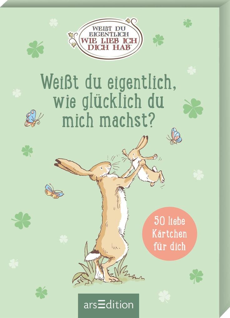Weißt du eigentlich, wie glücklich du mich machst?: 50 liebe Kärtchen für dich | Für alle Fans der süßen Hasen (Weißt du eigentlich, wie lieb ich dich hab?) - Bild 4