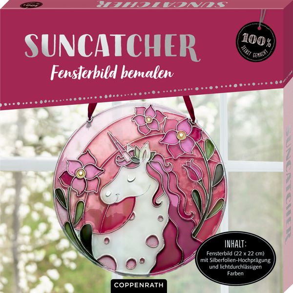 Licht Suncatcher Fensterbild Bemalen (Einhorn) - 100% Selbst Gemacht - Image 9