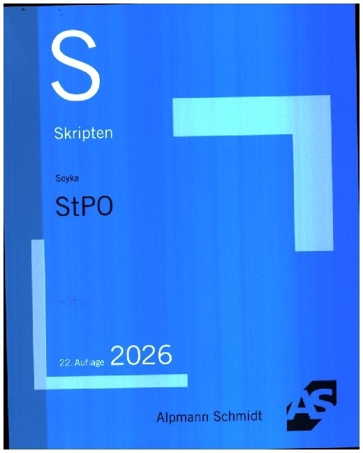 Alpmann Schmidt Skript Stpo, Fachbücher Von Martin Soyka - Bild 4