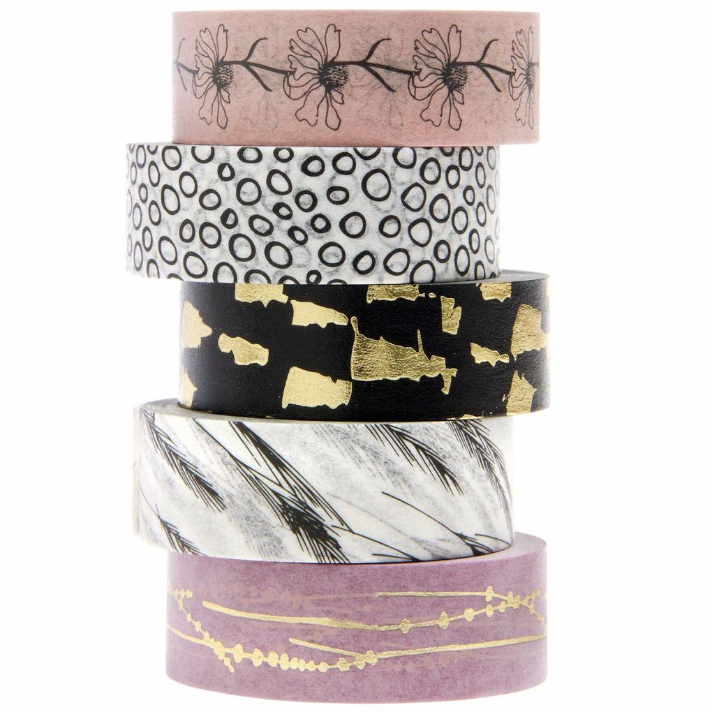 Rico Design Paper Poetry Tape Set In the Meadow Gräser 5 Stück - Image 4