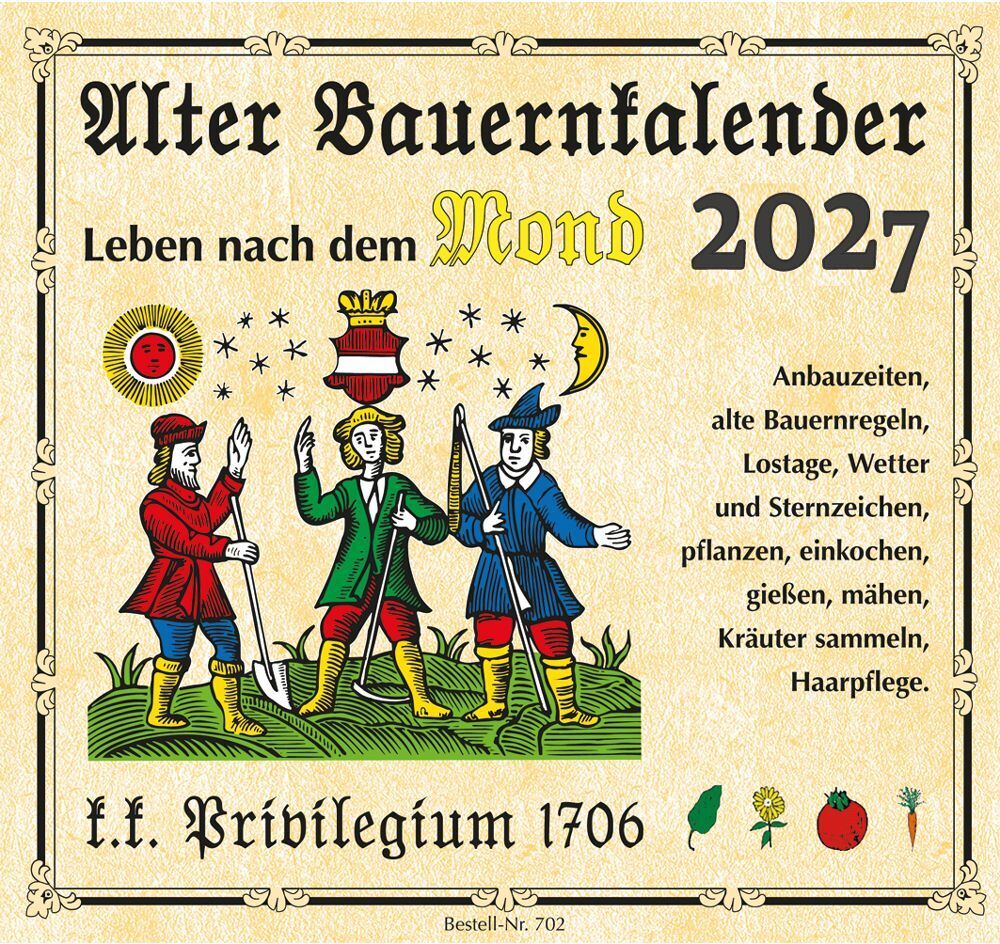 Alter Bauernkalender 2027 | Leykam Alpina | Der Praktische (Erlebniskalender) - Image 10