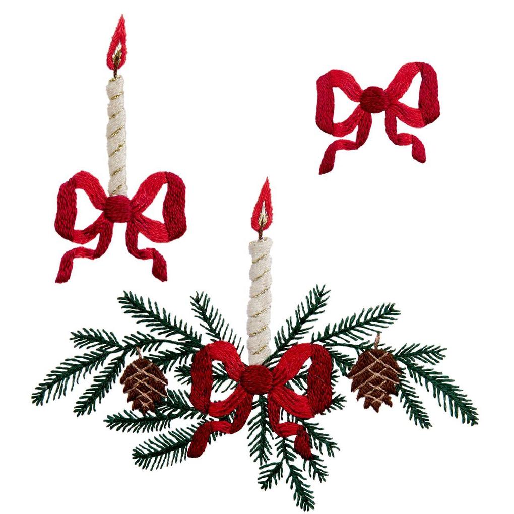 Rico Design Gmbh & Co.kg Stick & Stitch Packung Kerzen Und Schleifen - Image 7