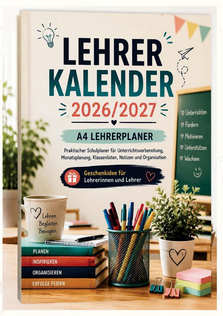 Lehrerkalender 2026/2027 - A4 Lehrerplaner: Praktischer Schulplaner für Unterric - Image 4