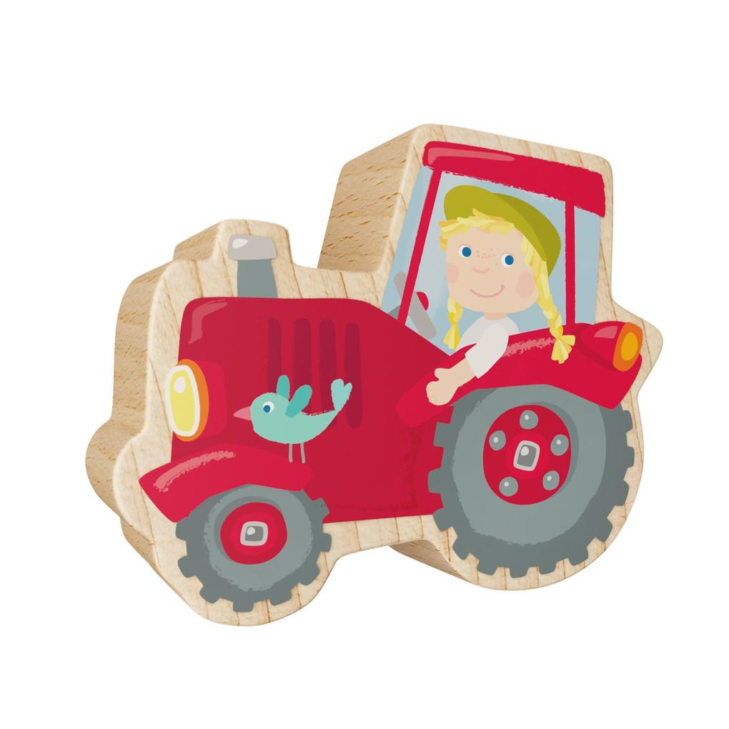 Haba Bunt My 1St Block World – Traktor Thea | Ab 12+ Monate | Bau Und Konstruktionsspielzeug - Image 6
