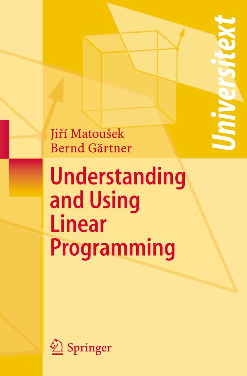 Springer Understanding And Using Linear Programming - Bild 5