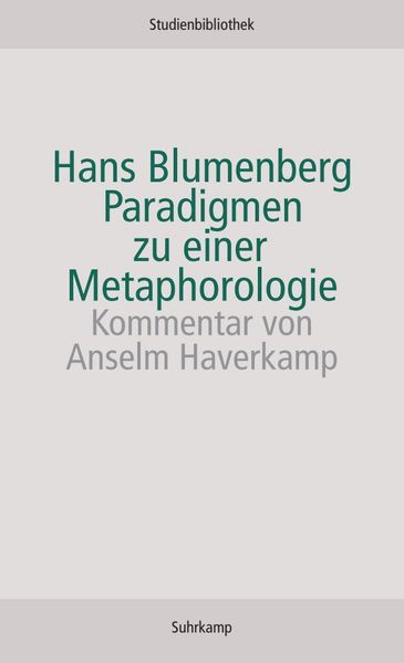 Hans Blumenberg: Paradigmen zu einer Metaphorologie - Taschenbuch - Bild 6